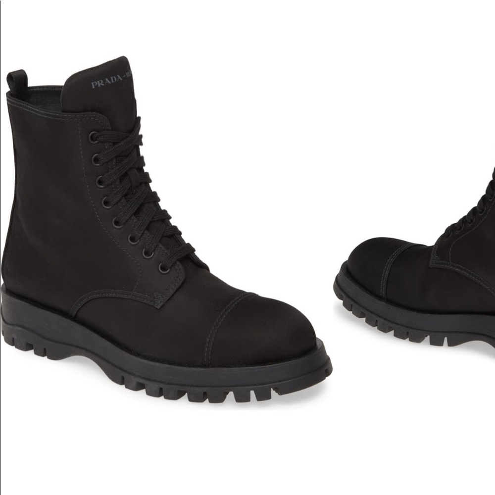 PRADA COMBAT BOOTS SIZE 9